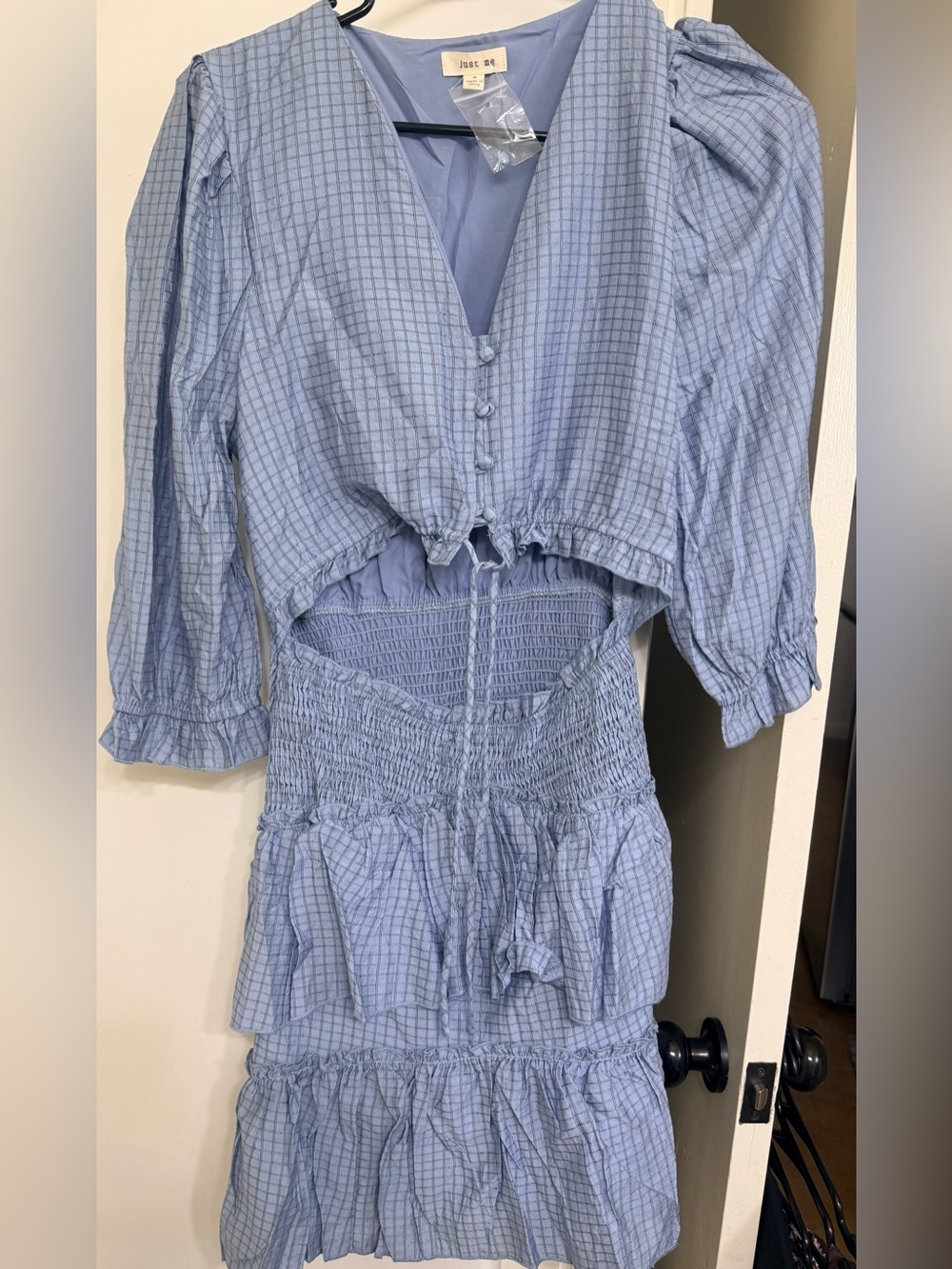NWOT Ruffle mini dress - Picture 3 of 6